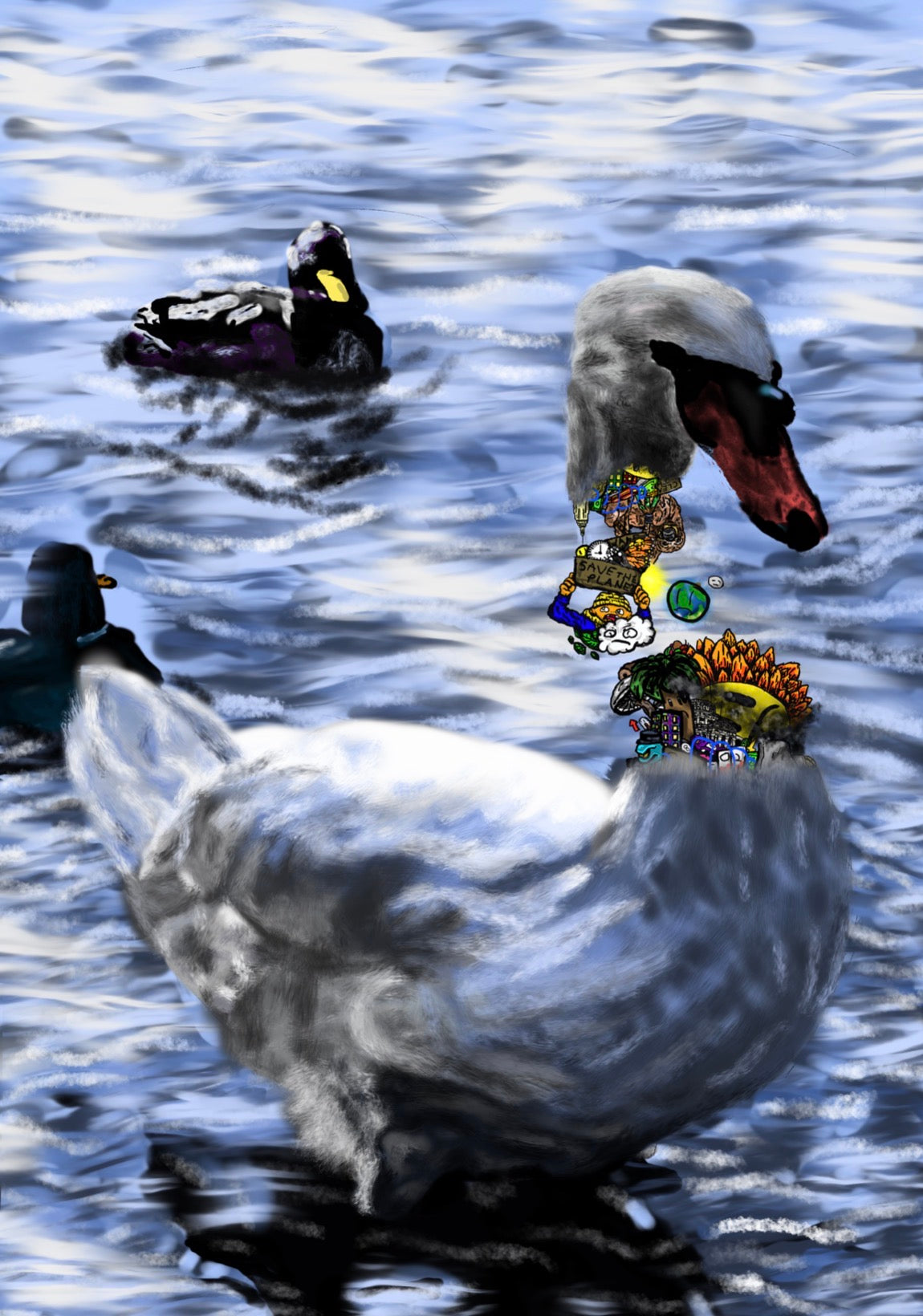 Still water, broken world